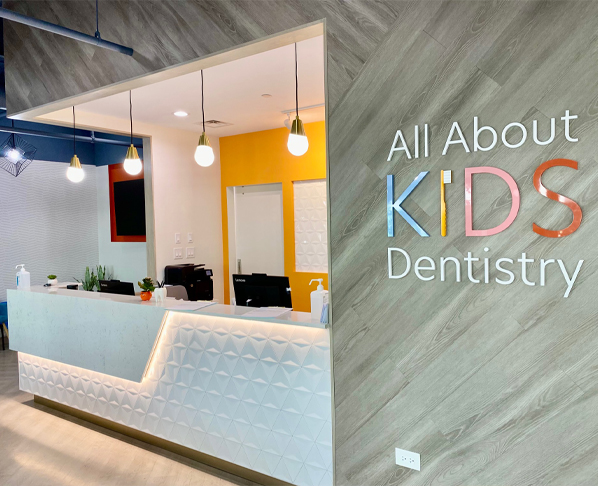 Front desk for All About Kids Dentistry